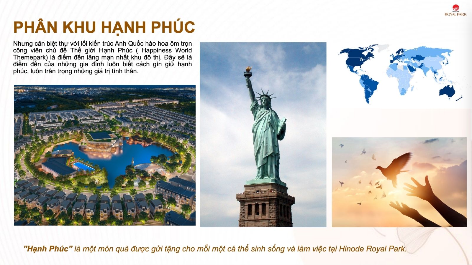 Phân khu Hạnh Phúc trong khu đô thị Hinode Royal Park