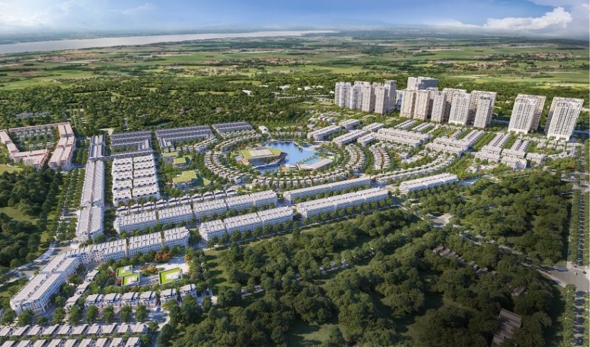 Liền kề Hinode Royal Park có quy mô lên tới 1977 căn