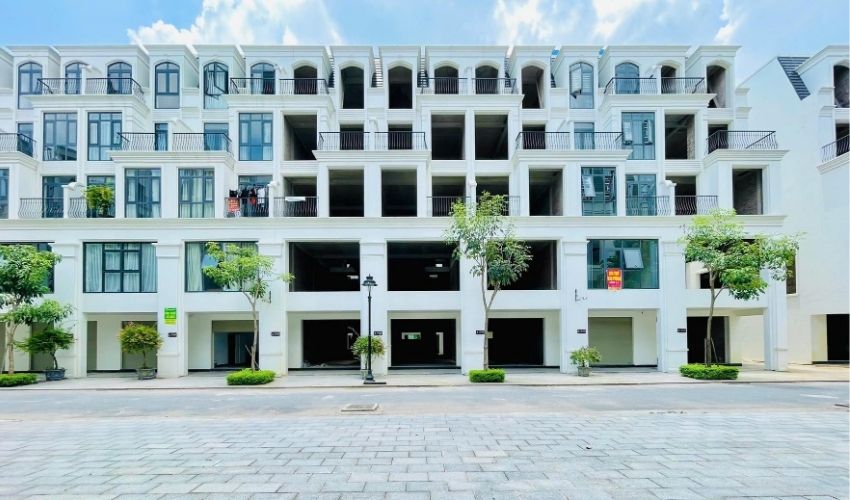 Hình ảnh thực tế mẫu nhà liền kề 5 tầng Hinode Royal Park Hoài Đức