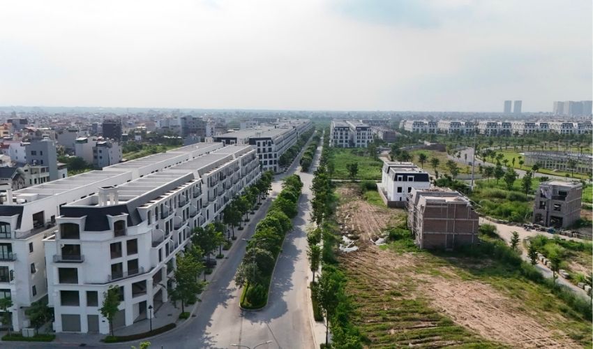 Phân khu thấp tầng Hinode Royal Park đã hoàn thiện