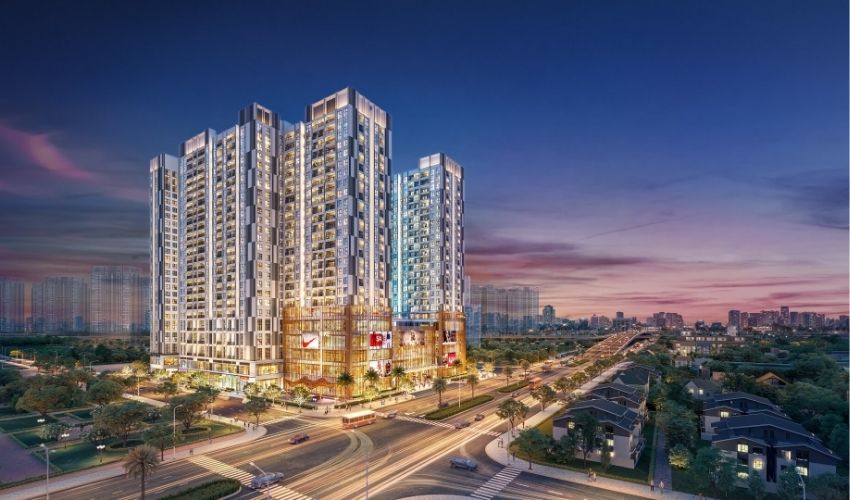 Chung cư Hinode Royal Park nằm tiếp giáp với tuyến đường quốc lộ 32