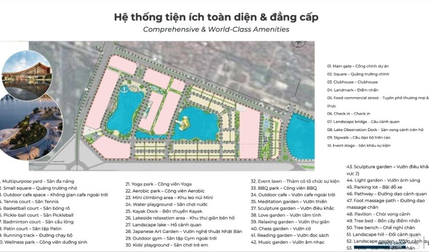 Dự án Hateco Đông Anh có hệ thống tiện ích đa dạng