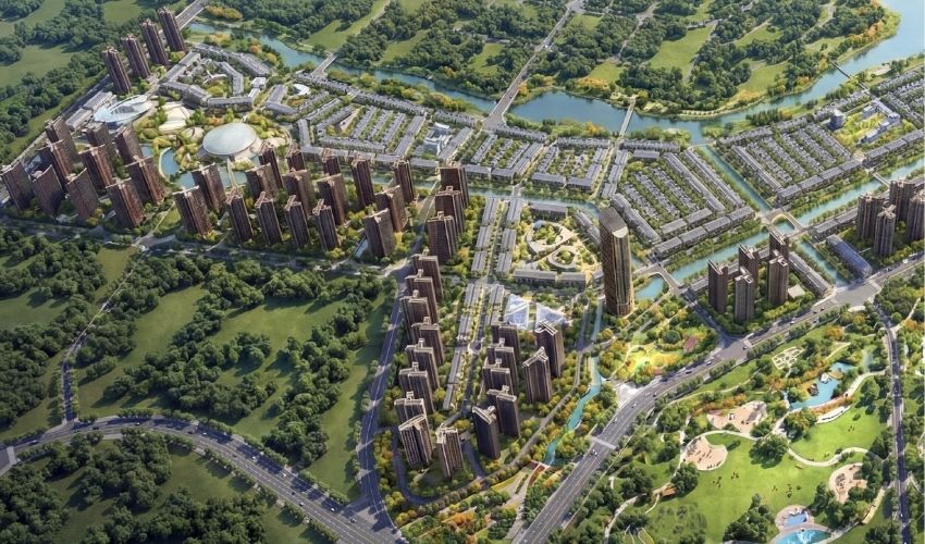 Khu đô thị Bắc Thăng Long Urban City Đông Anh có quy mô khoảng 700 hecta
