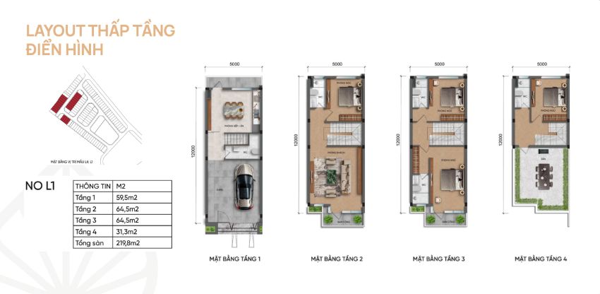 Thiết kế liền kề Iconia Lakeside Tố Hữu