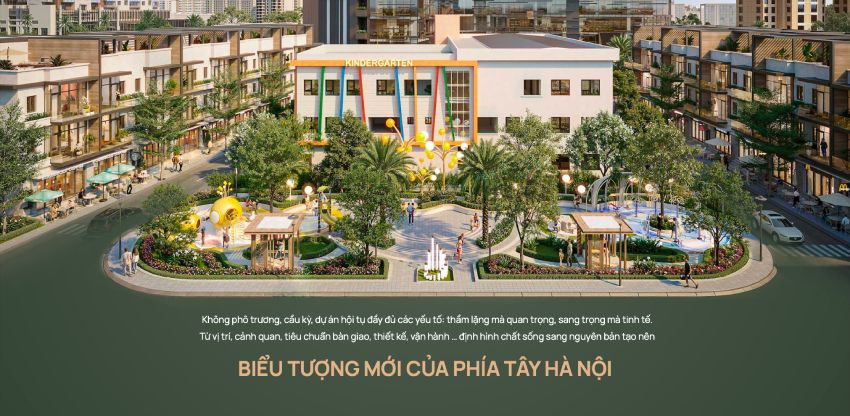 Liền kề Iconia Lakeside - Biểu tượng sống mới của phía Tây Hà Nội